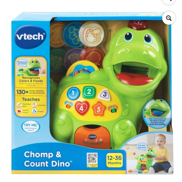 VTech Chomp & Count Dino - Picture 1 of 7